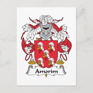 Amorim Family Crest Vykort