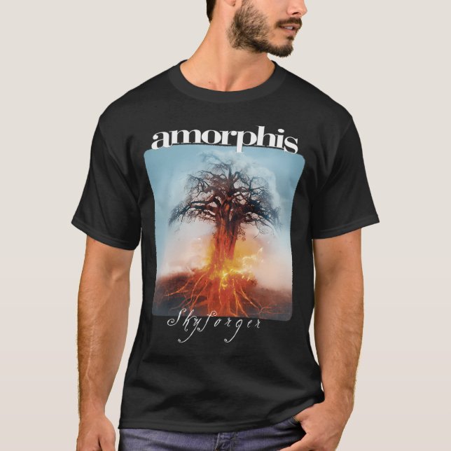 Amorphis Skyforger melodisk death metal T Shirt (Framsida)