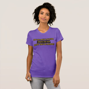 Amos 3:3 KJV Bible Verse Scripture Kvinnor T Shirt