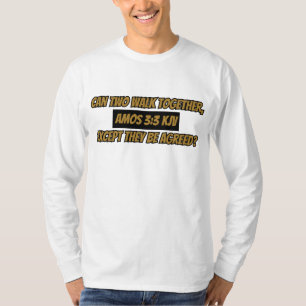 Amos 3:3 KJV Bible Verse Scripture Manar T Shirt