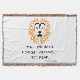 Amos 3:8 KJV Bible Scripture Verse Filt