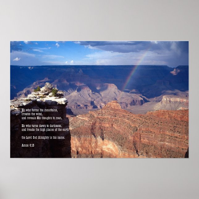 Amos 4:13... POSTER utskrift (Framsidan)