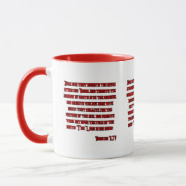 Amos 5:8 KJV Bible Verse Two-Tone Mugg