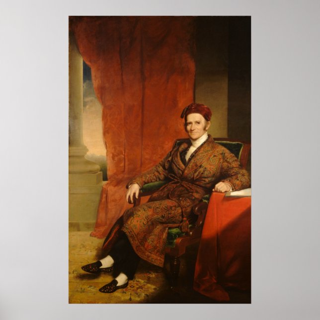 Amos Lawrence - Chester Harding Fine Art Poster (Framsidan)