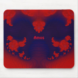 AMOS ~ Red and Blue Mouse Pad Musmatta