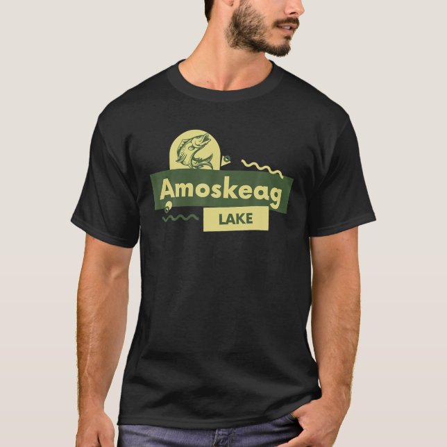 Amoskeag Sjö Gift for Fishing Älskare 2022 T Shirt (Framsida)