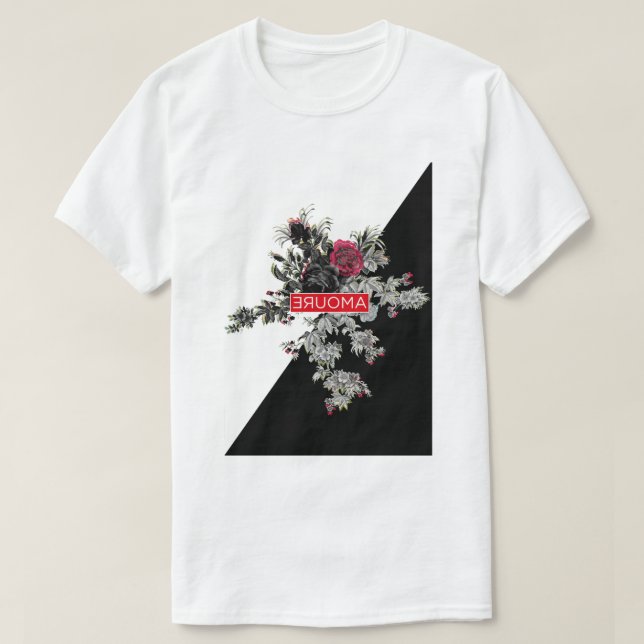 Amour amour t shirt (Design framsida)
