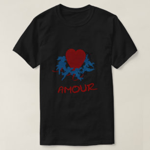 Amour Cherub Vintage Retro Kärleksdesign T Shirt