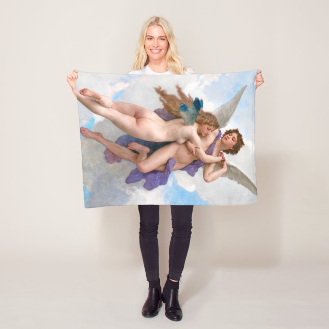Amour et Psyche, Bouguereau Fleecefilt (På plats)