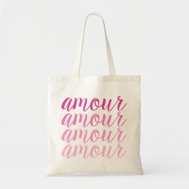 Amour i rosa tygkasse (Framsidan)