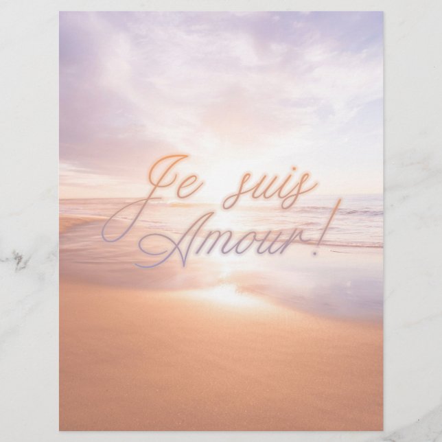 Amour sacrée Amour divin Poster Je suis amour! (Framsida)