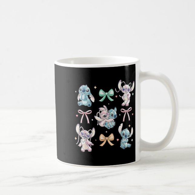 &amp; Angel Coquette Style Bows Valentine's Day  Kaffemugg (Höger)