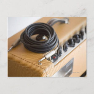 Amp och kabel vykort
