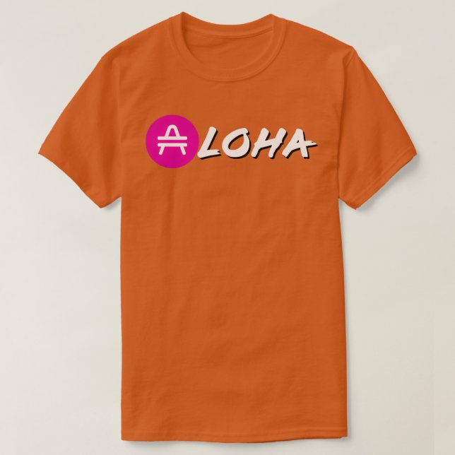 AMP Token Aloha Solid Magenta T Shirt (Design framsida)