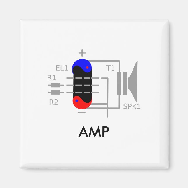 Amp Tube Magnet (Framsidan)