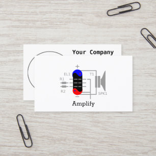 Amp Tube Visitkort