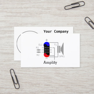 Amp Tube Visitkort