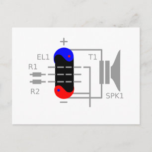 Amp Tube Vykort