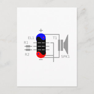 Amp Tube Vykort