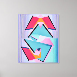 Ampamstract canvastryck