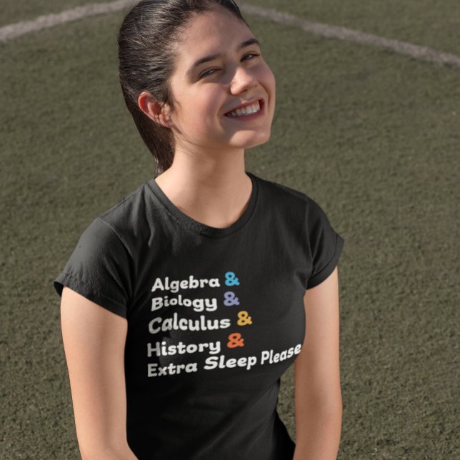 Ampersand Algebra Biology | Lustigt | BACK TO SCHO T Shirt (AMPERSAND TSHIRT)