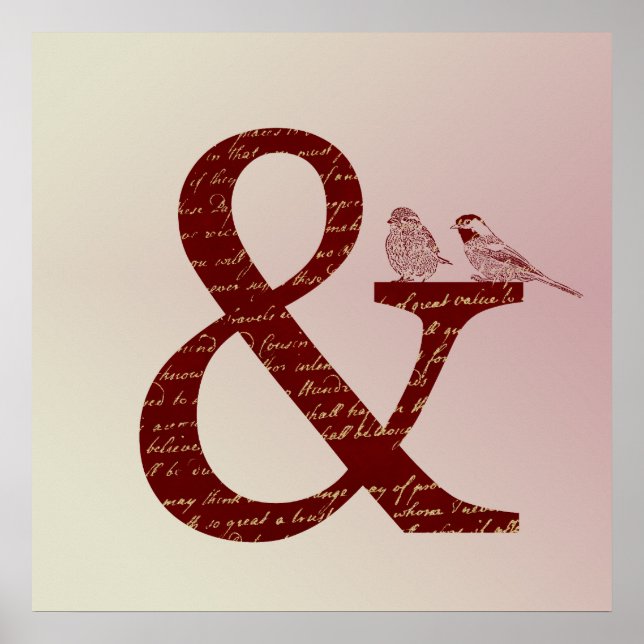 Ampersand Birds Poster (Framsidan)