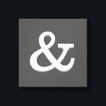 ampersand canvas wall art grått och white<br><div class="desc">ampersand canvas wall art fold modern grått och vit design för contemporary dekan hemma eller på kontoret</div>