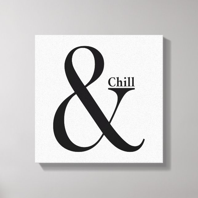 Ampersand Chill Canvastryck (Framsida)