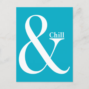 Ampersand Chill Helg Vykort