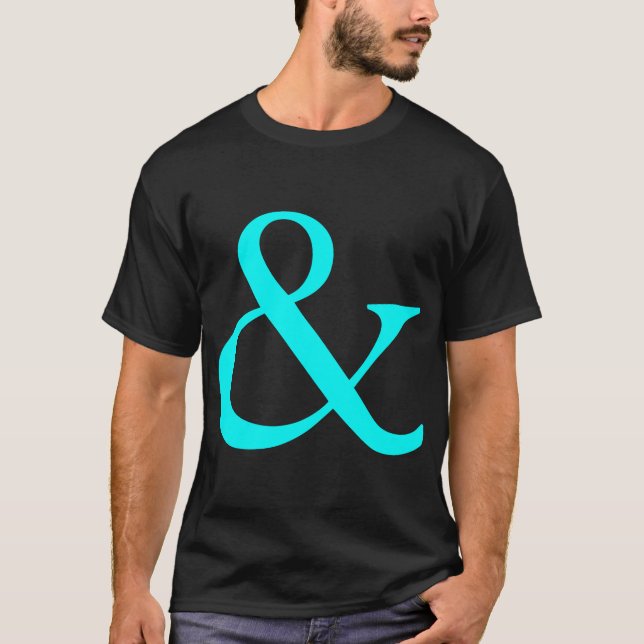 Ampersand - Cyan Tee (Framsida)
