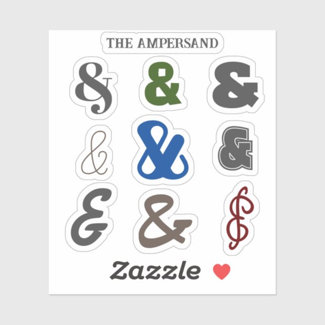 Ampersand-dagen Klistermärken (Ark)