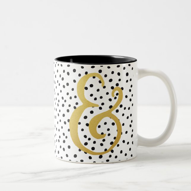 Ampersand & Dalmatian 11oz MUNK Två-Tonad Mugg (Höger)