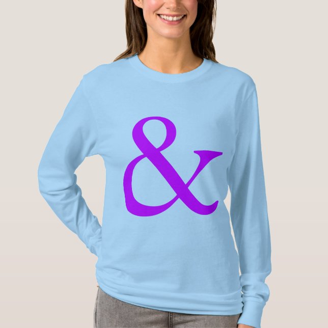 Ampersand - Magenta T Shirt (Framsida)