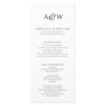 Ampersand Monogram Black & White Bröllop