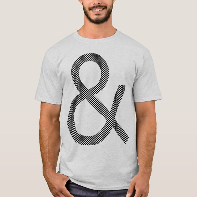 Ampersand - punkter t-shirt (Framsida)