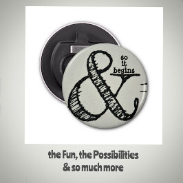 Ampersand-symbolen, så den börjar humorisera flasköppnare