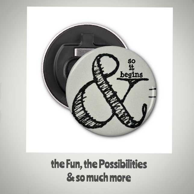 Ampersand-symbolen, så den börjar humorisera flasköppnare (Skapare uppladdad)