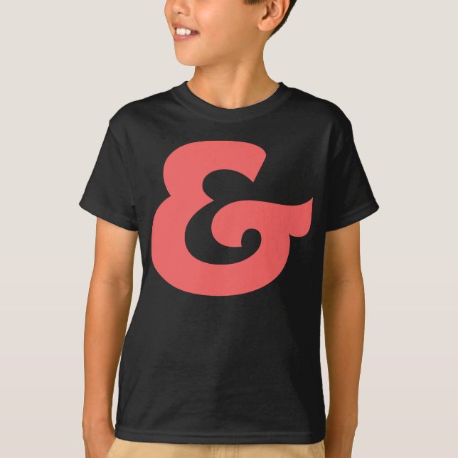 Ampersand Tee Shirt (Framsida)