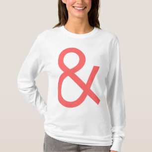Ampersand - Tropical Rosa on Light Tee Shirt