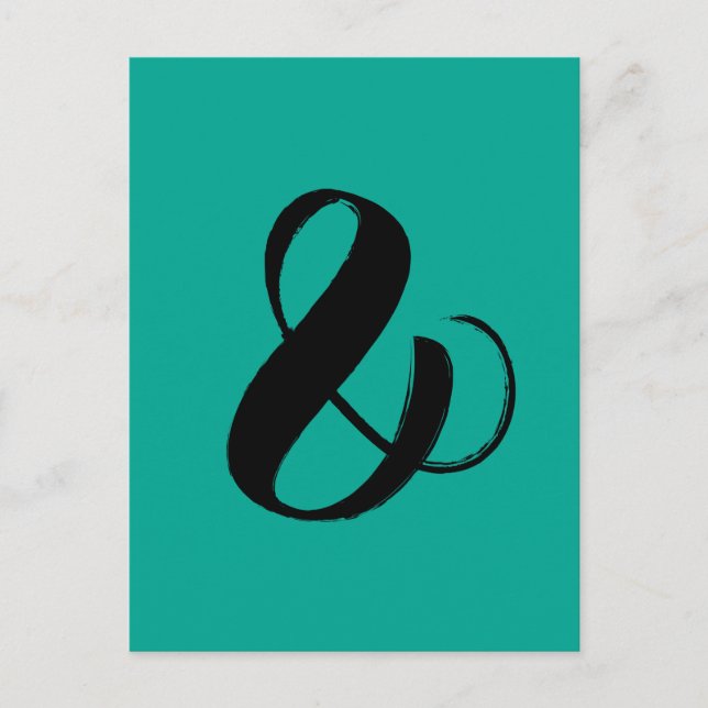 Ampersand-vykort Vykort (Framsida)