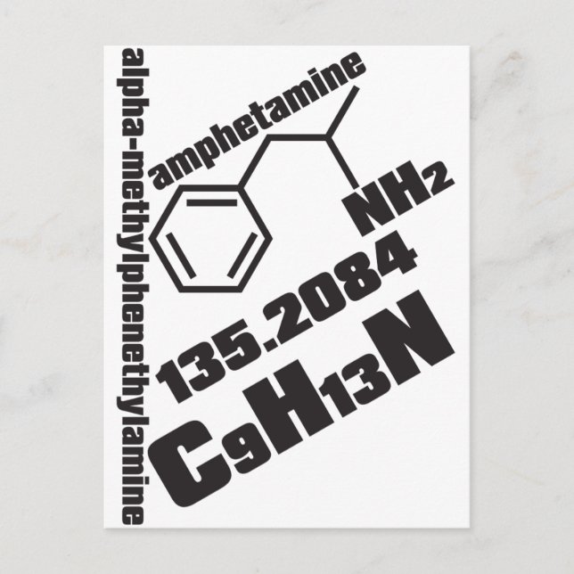 Ampfetamin Vykort (Framsida)
