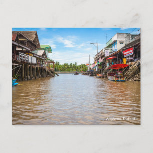 Amphawa, Thailand Vykort
