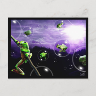 Amphibia Bubblemania Vykort