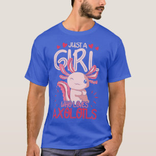 Amphibian Älskare är bara en flicka som Kärlek Axo T Shirt