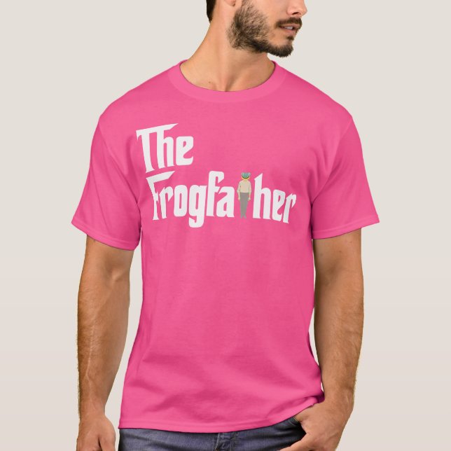 Amphibian Frog Älskare Frogfather T Shirt (Framsida)