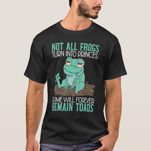 Amphibian Vertebrate Frog T Shirt (Framsida)