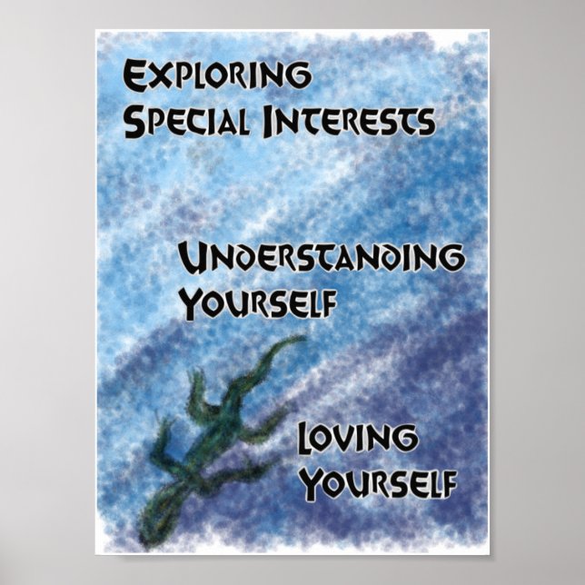 Amphibiansk autism: Vatten Poster (Framsidan)