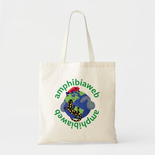 AmphibiaWeb-Logotyp Tygkasse (Framsidan)
