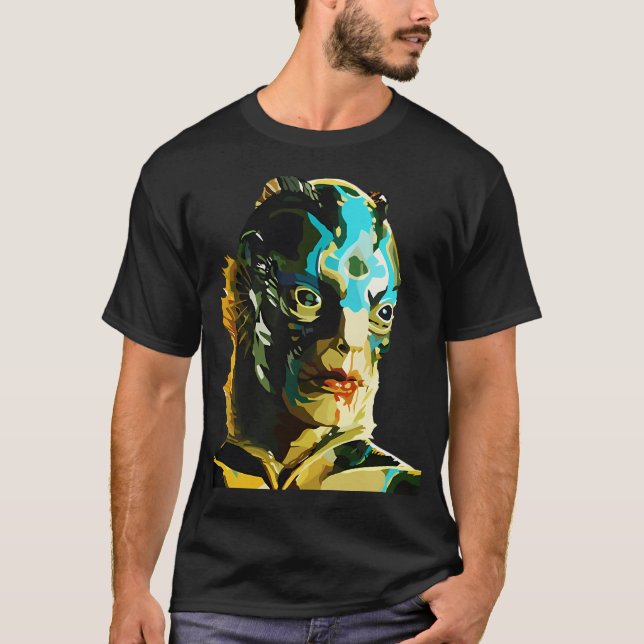 Amphibie-Mannen T Shirt (Framsida)