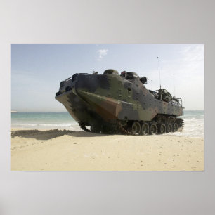 Amphibious anfallfordon poster